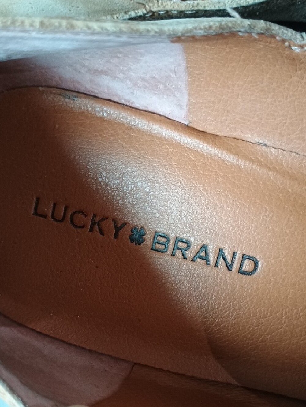 Lucky Brand Tan Leather Slip-On Loafers - Picture 5 of 7